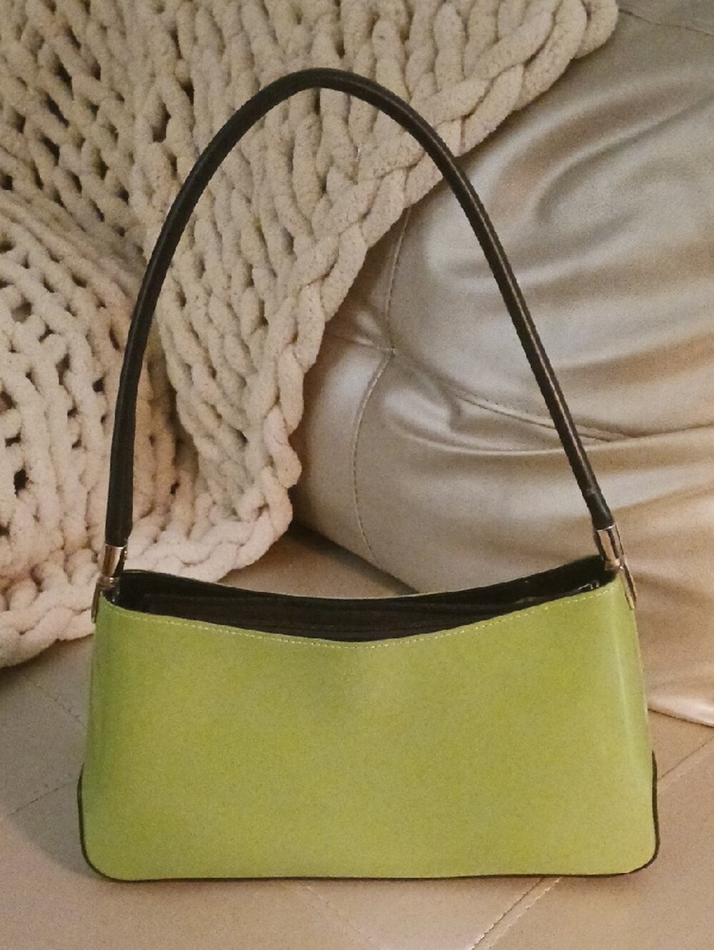 Beijo Lime Green Shoulder Bag